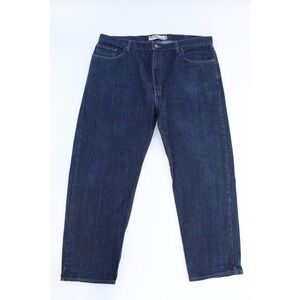 LEVI'S 559 Relaxed Fit Blue Denim Jeans Mens 42x32 Dark Wash
